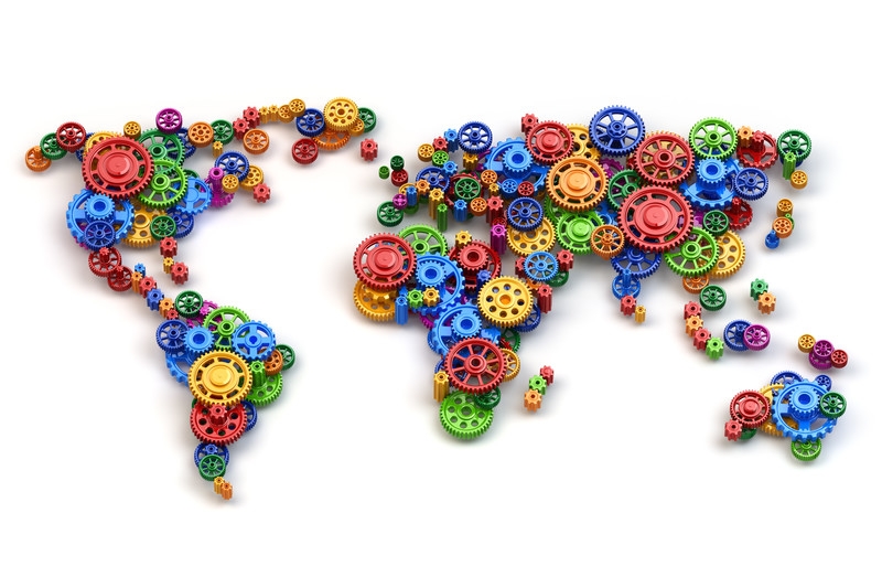 Muster sinnbildlich f&uuml;r Studium Internationale Beziehungen